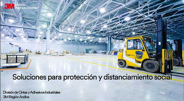 soluciones para distanciamiento social 3M