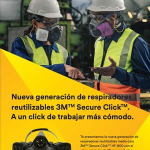 Respiradores reutilizables 3M Secure Click