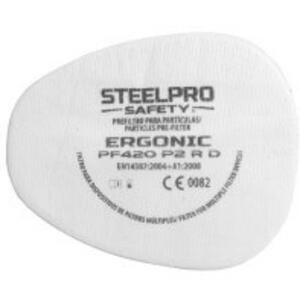 PRE FILTRO ERGONIC PF420 P2 RD (PRE FILTRO) STEEL PRO