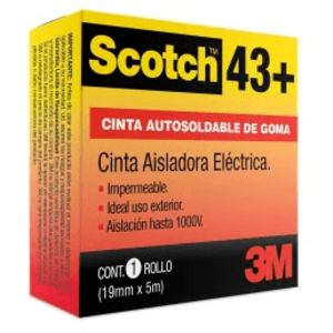 3M™ Scotch™ Cinta Autosoldable 43+, Baja Tensión, 