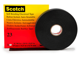 3M™ Scotch™ Cinta Eléctrica Aislante de Goma 23, con liner