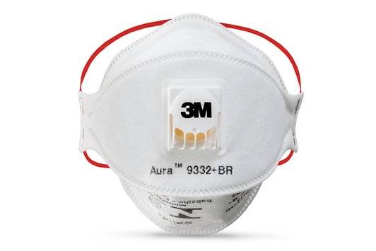 Mascarilla 3M 9332. Alta eficiencia P3. Con válvula.